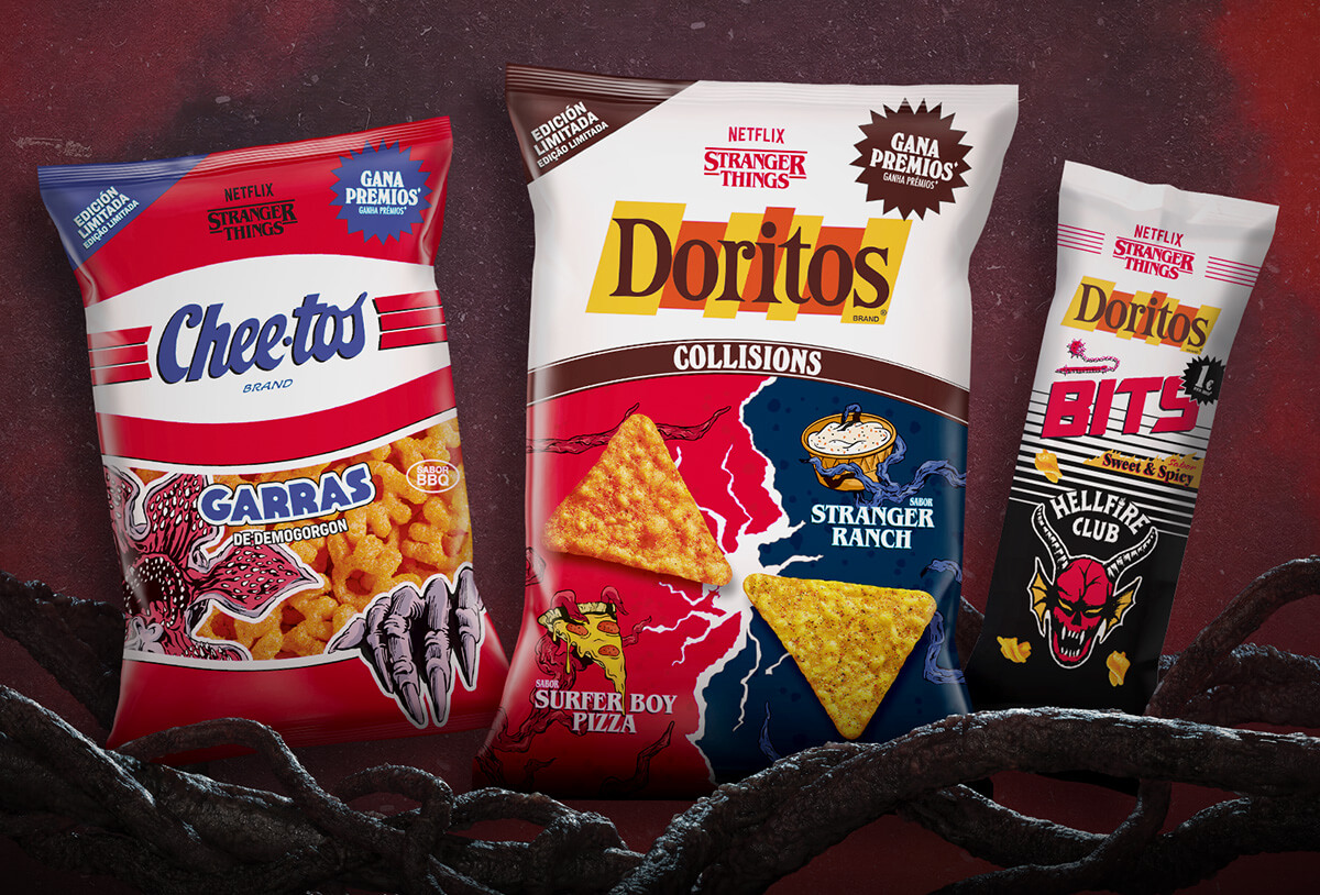 Limited-edition Stranger Things pack design